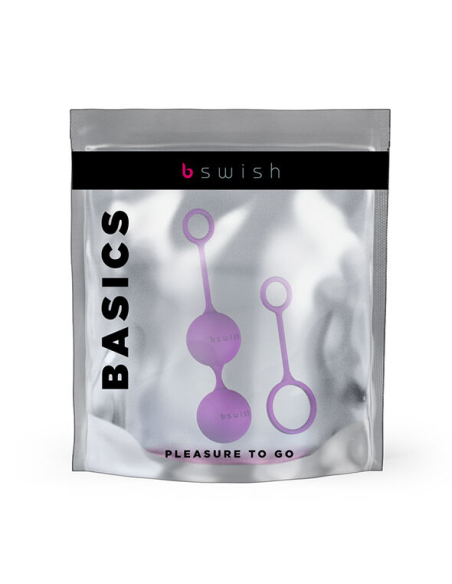 B SWISH BFIT Basic Kegel Balls Orchid - Placer y Ejercicio en Silicona Suave