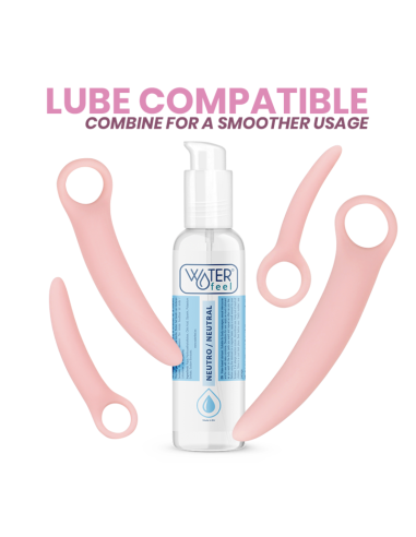 INTIMICHIC - Set 5 Piezas Dilatador Silicona Médica para Recuperar la Comodidad Vaginal