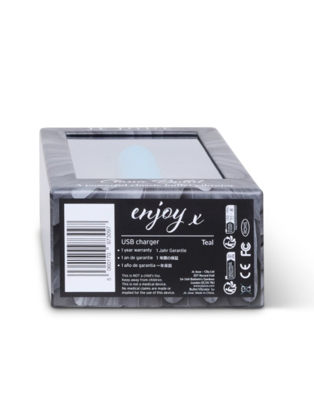 JE JOUE Teal Bala Vibradora Classic - Placer Sin Manos, 5 Velocidades y 7 Modos de Vibración