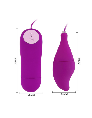 BAILE - PLEASURE SHELL12 PURPLE: Vibrador Suave y Versátil para Placer Infinito
