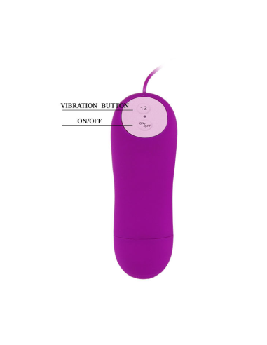 BAILE - PLEASURE SHELL12 PURPLE: Vibrador Suave y Versátil para Placer Infinito