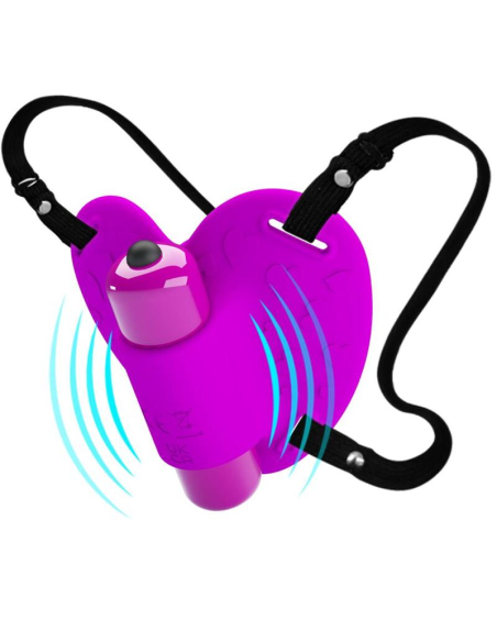 Pretty Love - Masajeador de Clítoris Heartbeat Morado