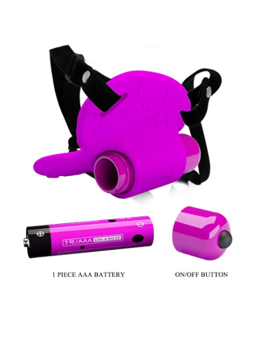 Pretty Love - Masajeador de Clítoris Heartbeat Morado