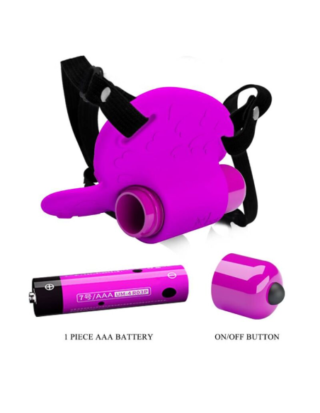 Pretty Love - Masajeador de Clítoris Heartbeat Morado