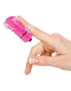 SCREAMING O - FING OS COLOR POP ROSA: Vibrador Ergonómico, 3 Velocidades y Texturas, 100% Silicona, Discreto y Sumergible