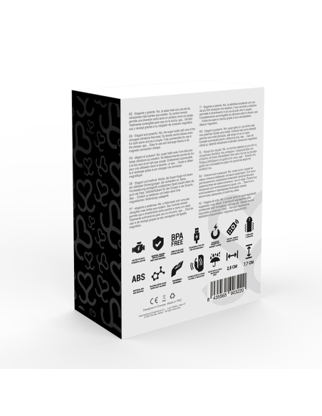 MORESSA NIX Vibrador Control Remoto Negro - Potente, Discreto y Silencioso | 7 Modos de Estimulación