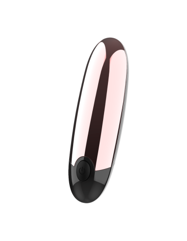Coquette Chic Desire: Pintalabios Vibrador Recargable Luxe Negro/Gold - Placer Elegante y Discreto