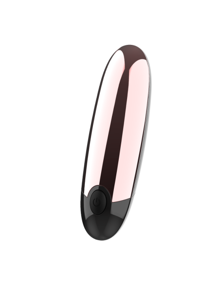 Coquette Chic Desire: Pintalabios Vibrador Recargable Luxe Negro/Gold - Placer Elegante y Discreto