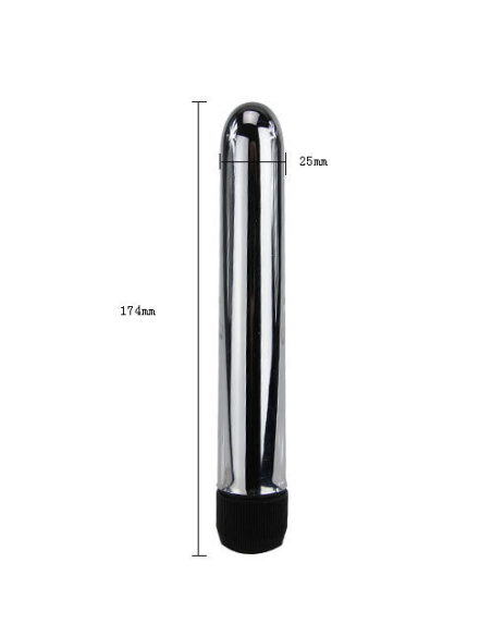 Baile - Vibrador Clásico de Metal Multivelocidad Potente | 17.4 cm de Placer