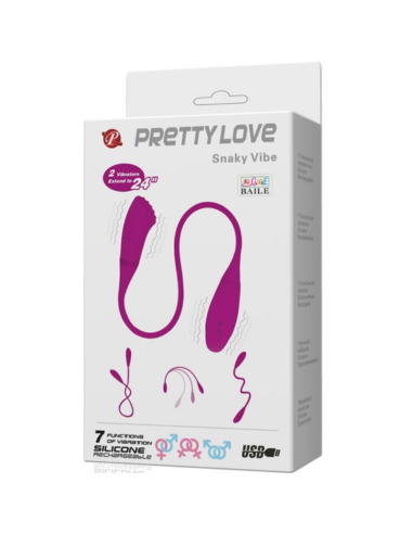 PRETTY LOVE - SMART SNAKY VIBE Vibrador 2 Motores | SexPlace.MX