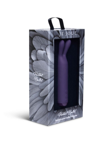 JE JOUE - Bala Vibradora Rabbit Lila | Placer Intenso con Orejas Flexibles y 7 Modos de Vibración