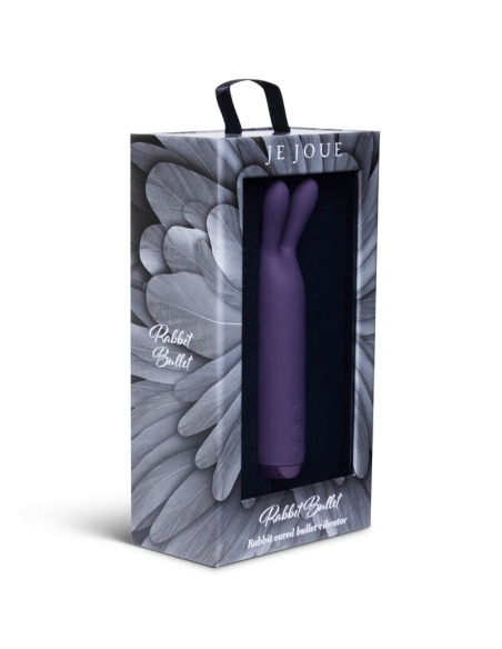 JE JOUE - Bala Vibradora Rabbit Lila | Placer Intenso con Orejas Flexibles y 7 Modos de Vibración