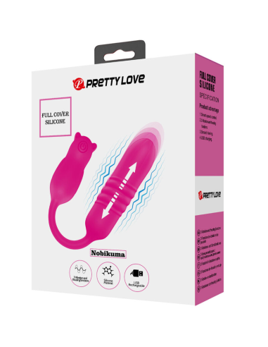PRETTY LOVE - NOBIKUMA Bala Vibradora De Silicona Rosa | SexPlace.MX