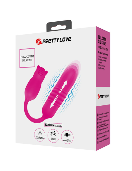 PRETTY LOVE - NOBIKUMA Bala Vibradora De Silicona Rosa | SexPlace.MX