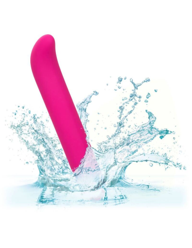CALEXOTICS - BLISS G VIBE ROSA: Vibrador Punto G de Silicona Líquida con 10 Velocidades Intensas y Diseño Curvado