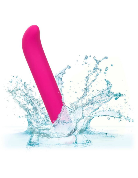 CALEXOTICS - BLISS G VIBE ROSA: Vibrador Punto G de Silicona Líquida con 10 Velocidades Intensas y Diseño Curvado