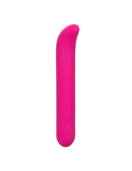CALEXOTICS - BLISS G VIBE ROSA: Vibrador Punto G de Silicona Líquida con 10 Velocidades Intensas y Diseño Curvado