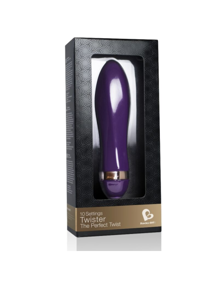 ROCKS-OFF Twister Vibrador 10 Modos - Placer Profundo y Diseño Elegante