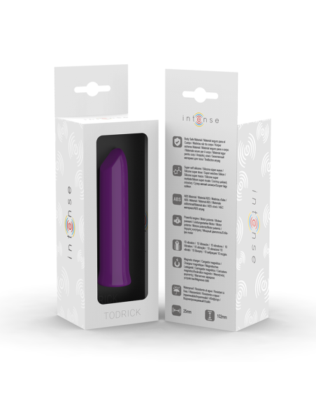 Bala Estimuladora de Clítoris Violeta Todrick - INTENSE | 10 Modos de Vibración y Diseño Elegante