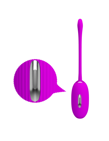 PRETTY LOVE - SHOCK: Huevo Vibrador Recargable con Electroshock y 7 Modos de Vibración para Placer Discreto y Versátil