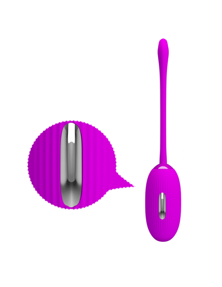 PRETTY LOVE - SHOCK: Huevo Vibrador Recargable con Electroshock y 7 Modos de Vibración para Placer Discreto y Versátil