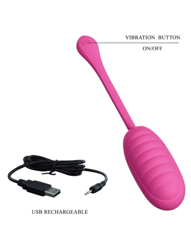 PRETTY LOVE - CATALINA Huevo Vibrador Recargable Rosa | SexPlace.MX