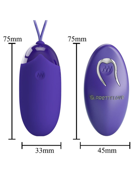 PRETTY LOVE - BERGER YOUTH Huevo Vibrador Control Remoto | SexPlace.MX