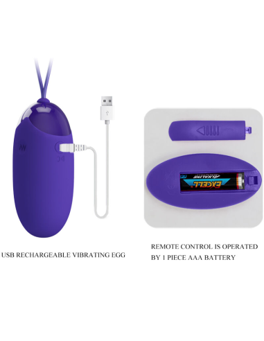 PRETTY LOVE - BERGER YOUTH Huevo Vibrador Control Remoto | SexPlace.MX