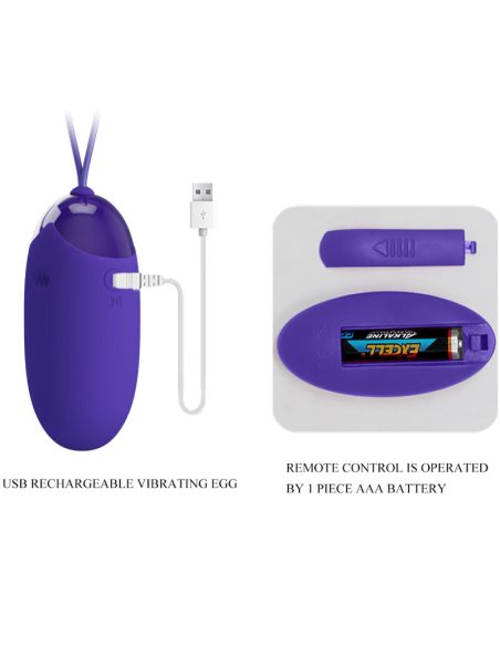 PRETTY LOVE - BERGER YOUTH Huevo Vibrador Control Remoto | SexPlace.MX