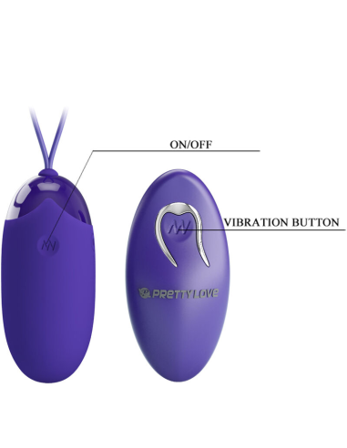 PRETTY LOVE - BERGER YOUTH Huevo Vibrador Control Remoto | SexPlace.MX