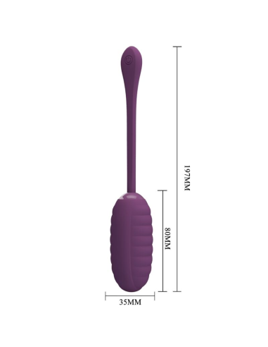 PRETTY LOVE - CASPER Huevo Vibrador Recargable Morado | SexPlace.MX