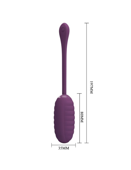 PRETTY LOVE - CASPER Huevo Vibrador Recargable Morado | SexPlace.MX