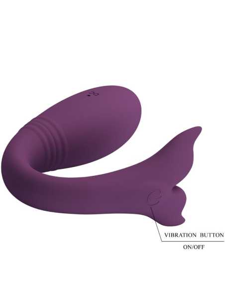 PRETTY LOVE - JAYLEEN Vibrador App Control Remoto Lila | SexPlace.MX