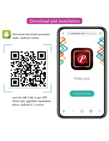 PRETTY LOVE - CATALINA Vibrador App Control Remoto Lila | SexPlace.MX