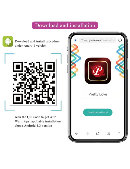 PRETTY LOVE - CATALINA Vibrador App Control Remoto Lila | SexPlace.MX