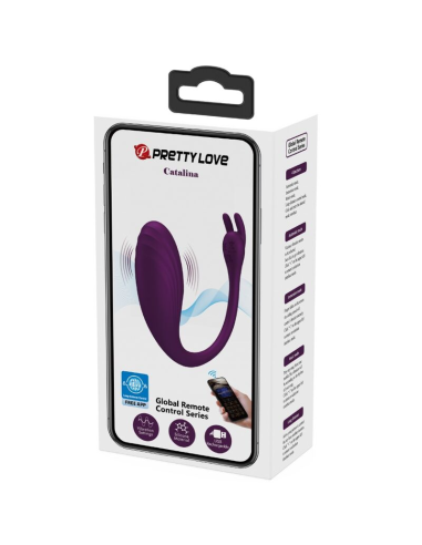 PRETTY LOVE - CATALINA Vibrador App Control Remoto Lila | SexPlace.MX