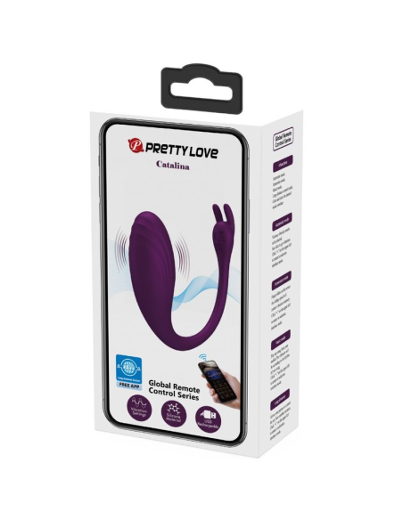 PRETTY LOVE - CATALINA Vibrador App Control Remoto Lila | SexPlace.MX