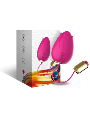 ARMONY Mandala Huevo Vibrador Punto G Control Remoto Fucsia - Placer Infinito y Alta Calidad
