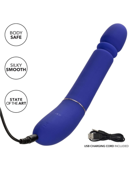 CALEXOTICS - SHAMELESS SLIM THUMPER Masajeador Azul | SexPlace.MX