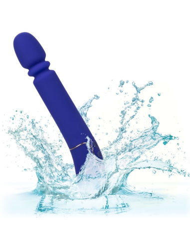 CALEXOTICS - SHAMELESS SLIM THUMPER Masajeador Azul | SexPlace.MX