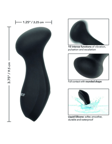 CALEXOTICS - BOUNDLESS MASAJEADOR MINI: Placer Supremo con 10 Funciones y Silicona Impermeable