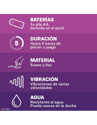 Durex Vibrador Intense Orgasmic Pure Fantasy - Placer Sensual y Estimulador Personal