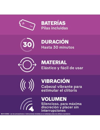 DUREX Intense Diablillo: Anillo Vibrador para Estimulación Clitoriana Potente y Discreta