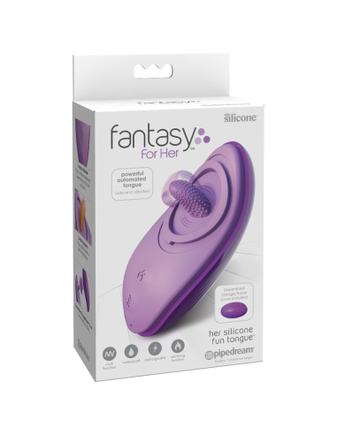FANTASY FOR HER - Lengua Estimuladora de Silicona con Calor y Vibración para Placer Intenso