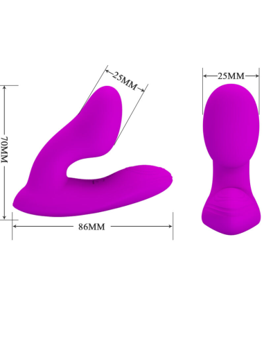 PRETTY LOVE - MELVIN Masajeador Clitoris Control Remoto | SexPlace.MX