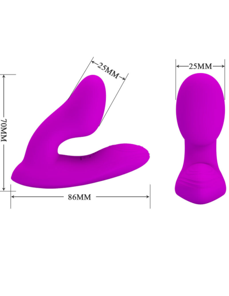 PRETTY LOVE - MELVIN Masajeador Clitoris Control Remoto | SexPlace.MX