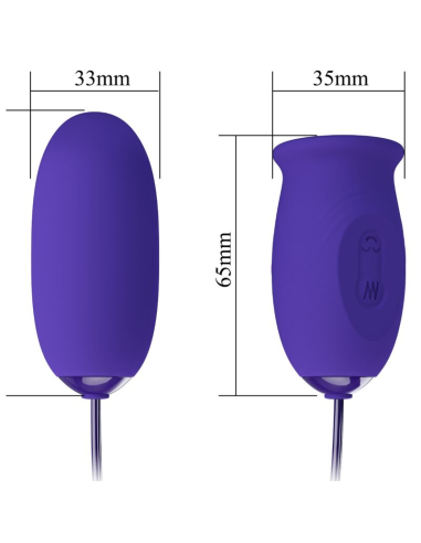 PRETTY LOVE - DAISY YOUTH Estimulador Vibrador Violeta | SexPlace.MX