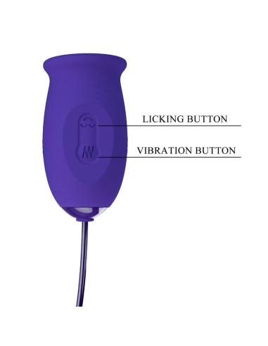 PRETTY LOVE - DAISY YOUTH Estimulador Vibrador Violeta | SexPlace.MX