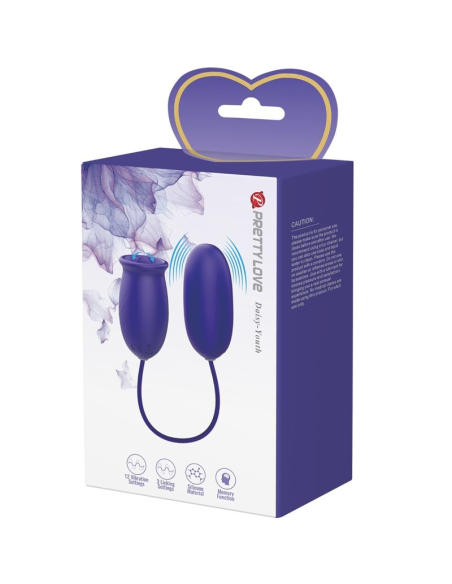PRETTY LOVE - DAISY YOUTH Estimulador Vibrador Violeta | SexPlace.MX