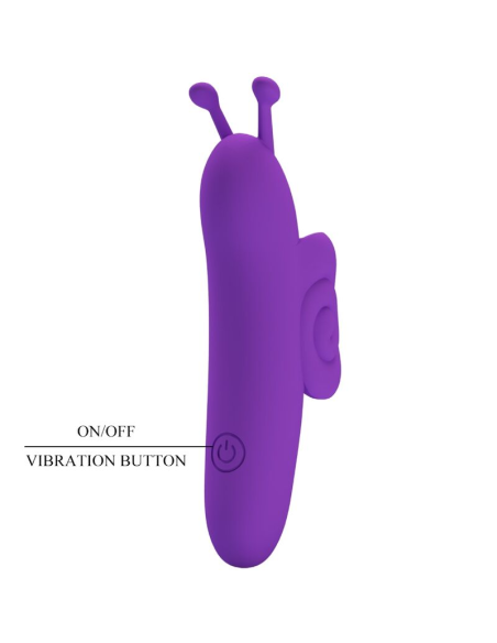PRETTY LOVE - SNAIL PODEROSO Estimulador De Dedo Morado | SexPlace.MX